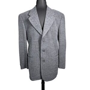 Mondo‎ di Marco Blazer Men's 42 Made in Italy Gray Wool Blend Sport Coat
